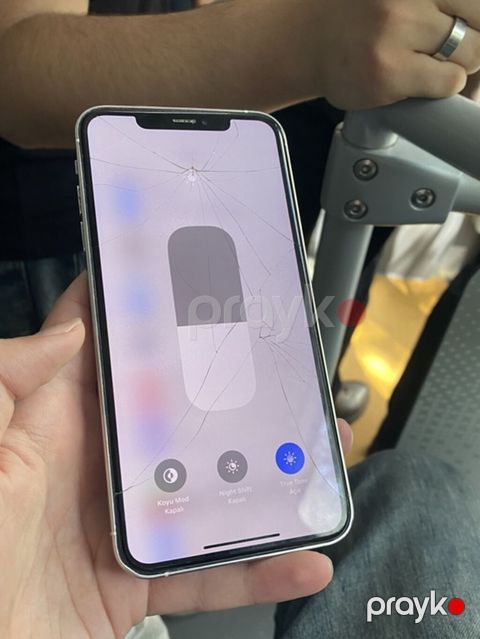 IPhone Xs Max, 256 GB, Gümüşü, Qırıq — Sumqayıt