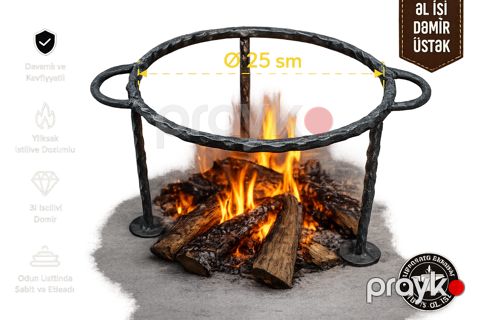 Sac altlığı OFS-2304, qara, dəmir, ölçü 25 sm — Bakı
