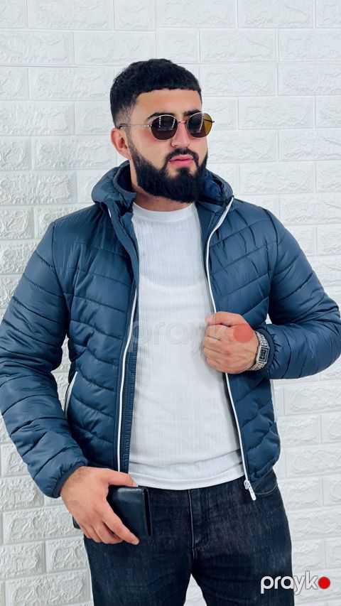 Kişilər üçün gödəkçə mir_17404, göy, polyester, ölçü 52 — Bakı