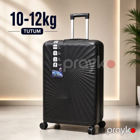 Çamadan 7492, ABS plastik, qara, 4 təkər, 10–12 kq — Bakı