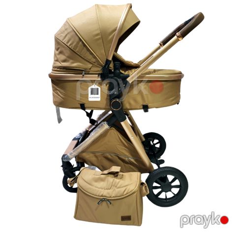 Uşaq arabası Kidilo VL-KIDS-087, 0 yaşdan, bej — Bakı