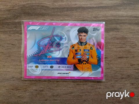Topps F1 2025 kolleksiya kartı – Lando Norris “Signature Style” — Bakı
