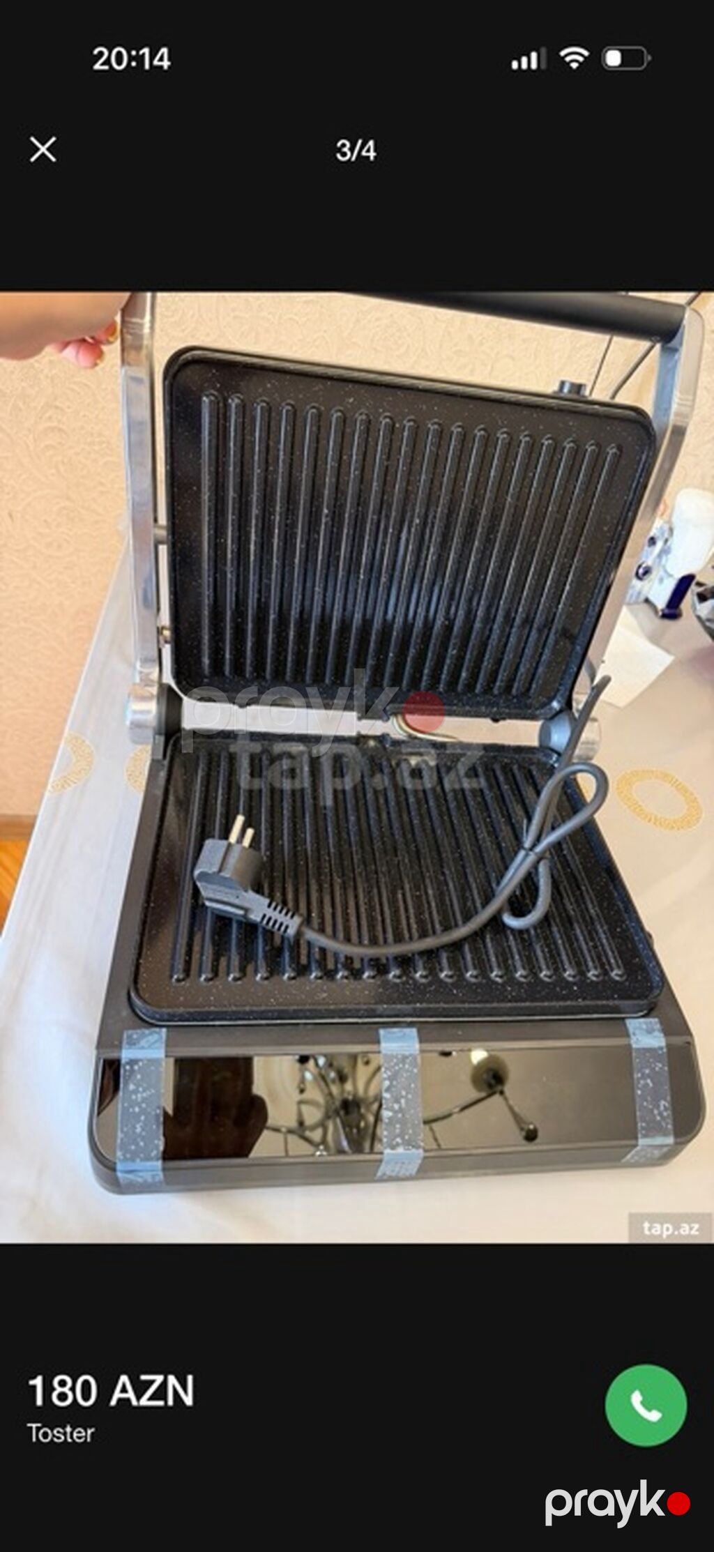 Silver SL 8106 Premium tost və ızgara aparatı - Brend: Silver — Toster və vaflyasıcı, Digah (4)
