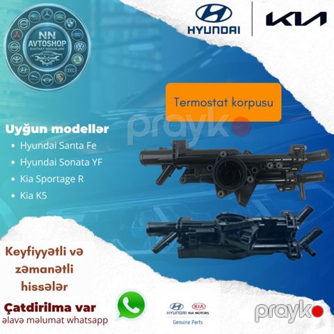 Hyundai Sonata 2.0 termostat korpusu — Bakı