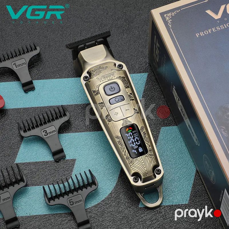 VGR V-901 Professional Simsiz Saç və Saqqal Düzəldici Trimmer – USB Şarjlı Elektrikli Saç Kəsmə Maşını — Saç kəsmə maşınları, Bakı (6)