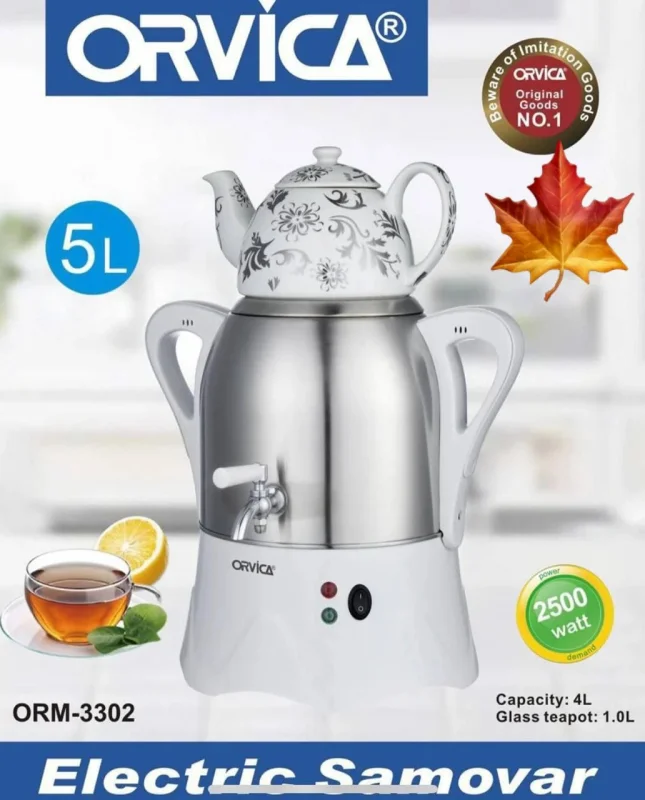 Samovar Orvica ORM-3302-Qara — Bakı