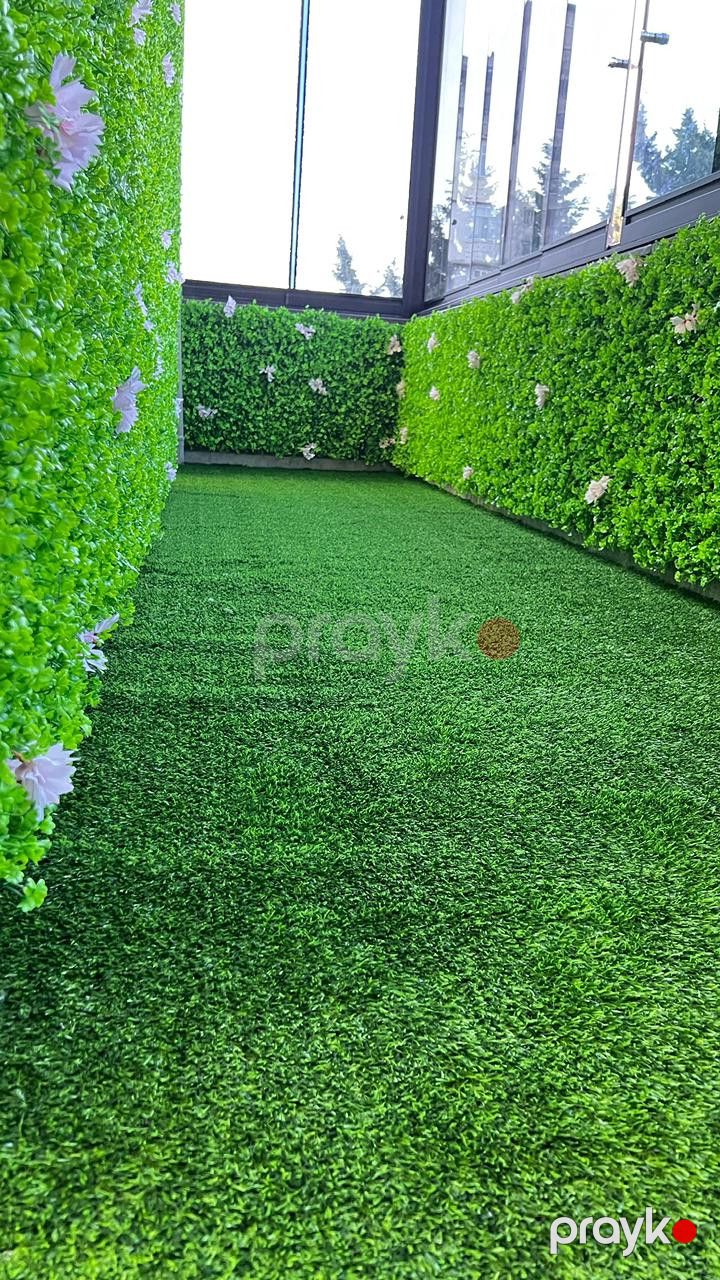 Süni qazon, plastik, yaşıl, 5x2x20 sm — Mallar, Bakı (2)
