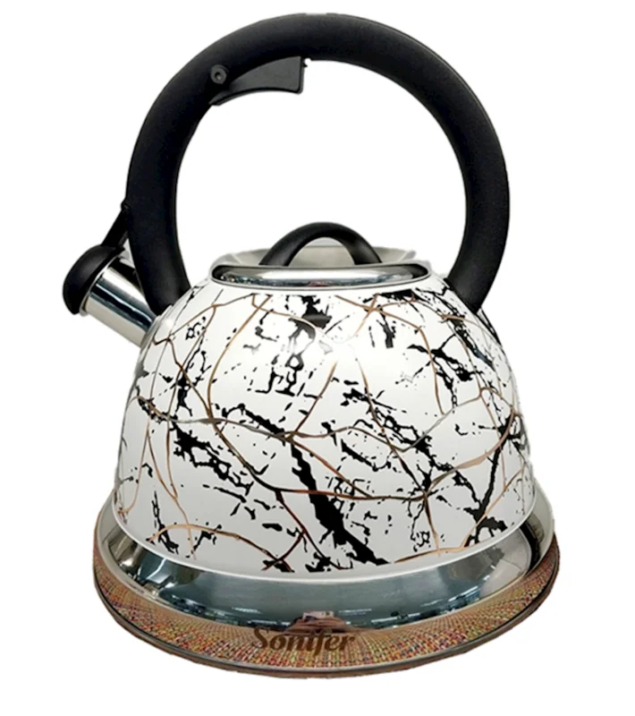 Çaydan Sonifer SF-2516, paslanmayan polad, ağ/qara, 3.5 l — Etrend.az — Kitchen appliances