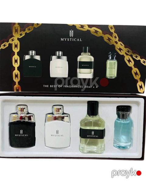 No Brand Mystical uniseks ətir dəsti (ətir suyu 30 ml x 4 əd) — Bakı