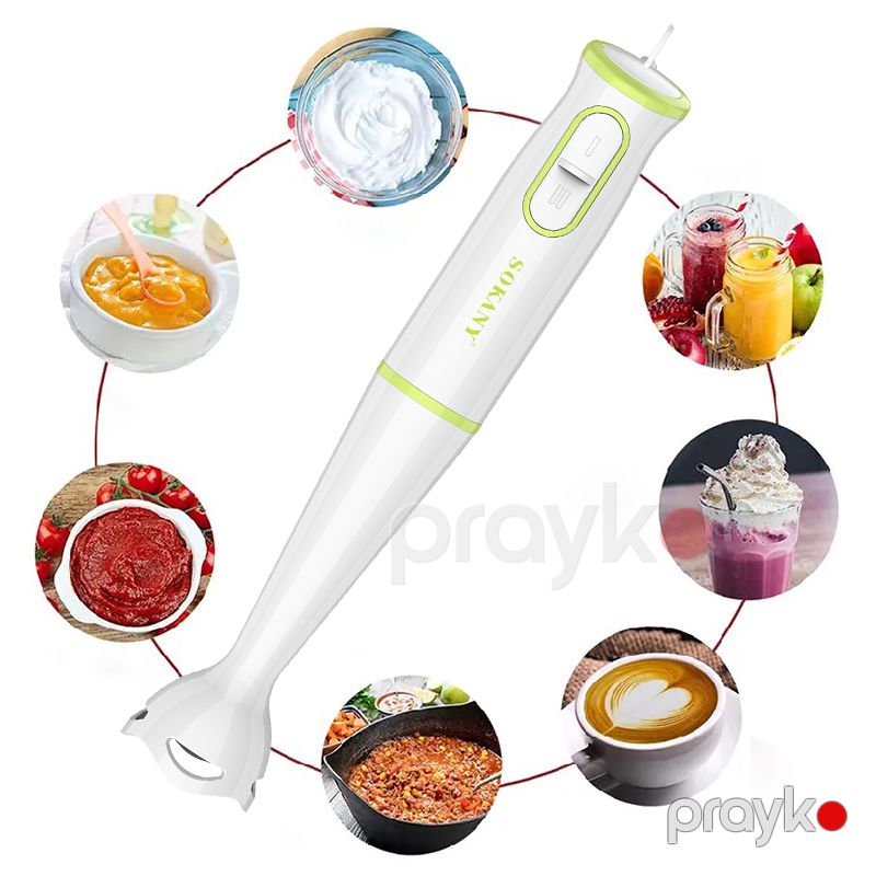 Sokany SK-1723 Çoxfunksiyalı Əl Blenderi – 200W Güclü və Rahat İstifadə — Blenderlər, xırdalayanlar və mikserlər, Bakı (4)
