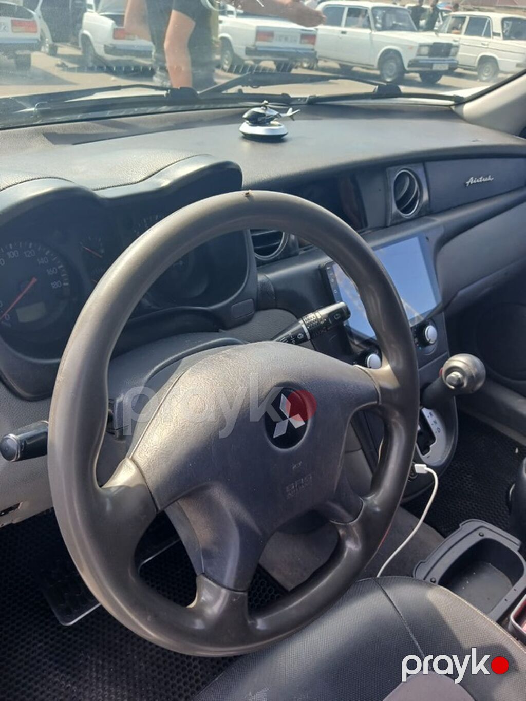 Mitsubishi Airtrek, gümüşü rəng, 5 qapılı krossover/gəzinti — Avtomobillər, Bakı (9)