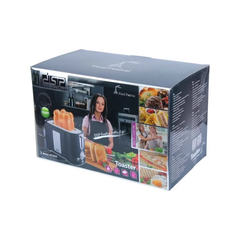 Toster DSP KC-2038 Black — Toster və vaflyasıcı, Bakı (2)