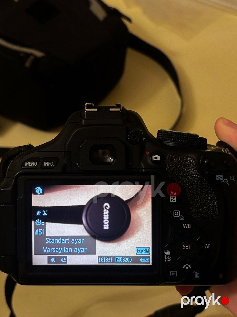 Fotoaparat Canon EOS 600D + 18-55mm IS II Lens — Foto və video texnikası, Bakı (5)