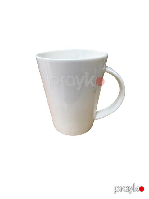 Krujka N854, ağ, keramika, 320 ml — Bakı