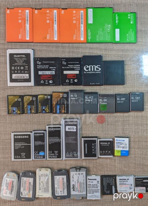 Mobil telefon modelləri batareyalari