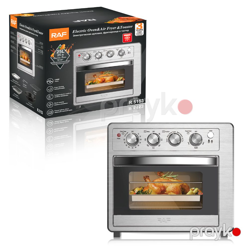 RAF R.5153 25L 1700W Yüksək Keyfiyyətli Yağsız Hava Fritözü — Ev texnikası, Bakı (4)