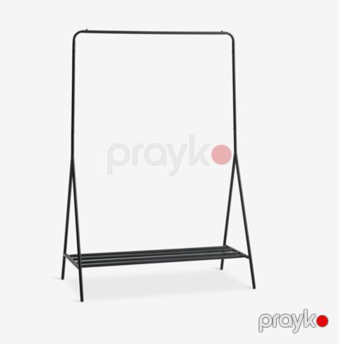 Metal paltar asqısı və ayaqqabı rəfi – minimal dizayn - Material: toz — Bakı