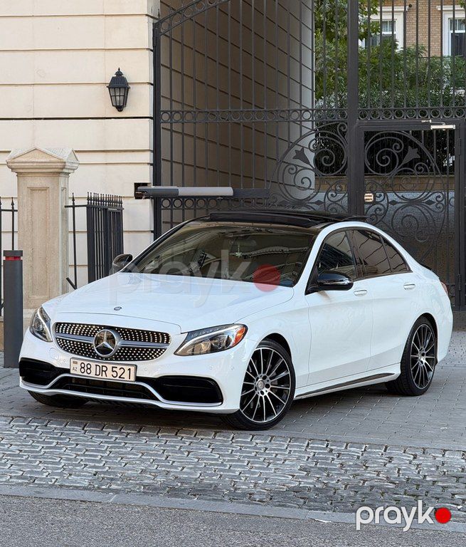 Mercedes C 300, 2.0 L, 2017 il, 104 000 km — Avtomobillər, Bakı (4)