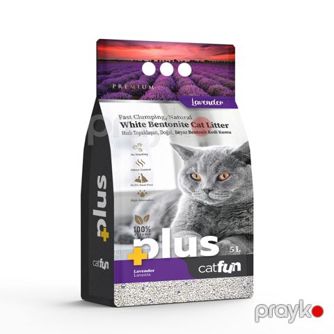 Pişik tualeti üçün doldurucu CatFun Lavender, 5 l — Bakı
