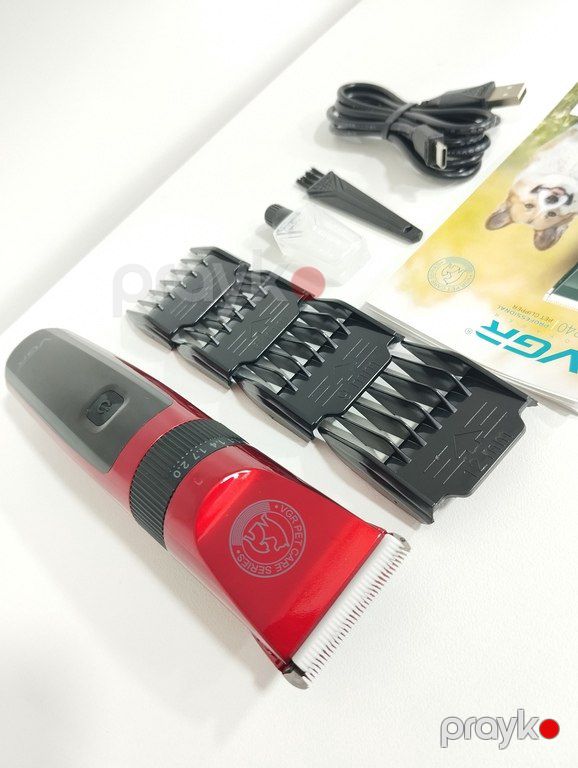 İt pişik qırxan "VGR 240 1500mAh 4 speed 7000RPM Cord/Cordless" — Heyvan malları, Bakı (12)