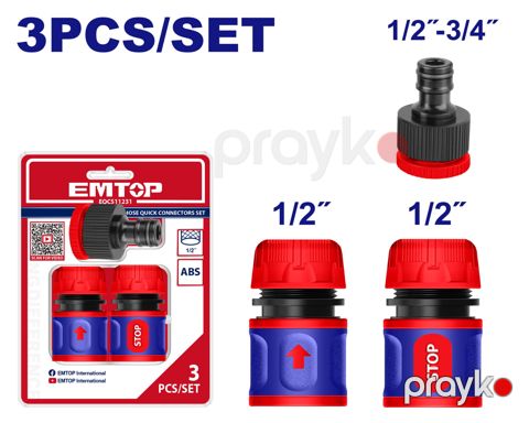 Şlanq birləşdirici dəsti Emtop EQCS11231 — Bakı