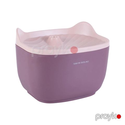 Pişiklər üçün fontan 002, çəhrayı/bənövşəyi, plastik, 2.5 L — Bakı