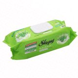 Səth təmizləyici nəm salfet sleepy extra aloe vera (100 ədəd) — Omid.az — Household goods