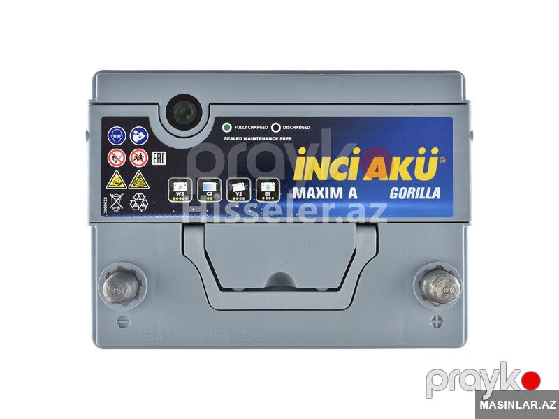 Akkumulyator Inci Aku Asia 68 Ah R — Akkumulyatorlar, Bakı (4)
