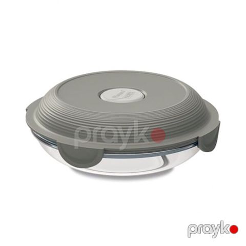 Vakuum konteyner Maped, polipropilen/şüşə, boz, 700 ml — Bakı