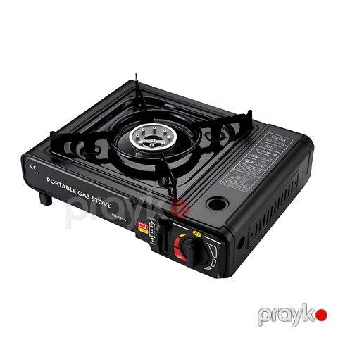 Portativ qaz plitəsi kempinq üçün, qara — Bakı