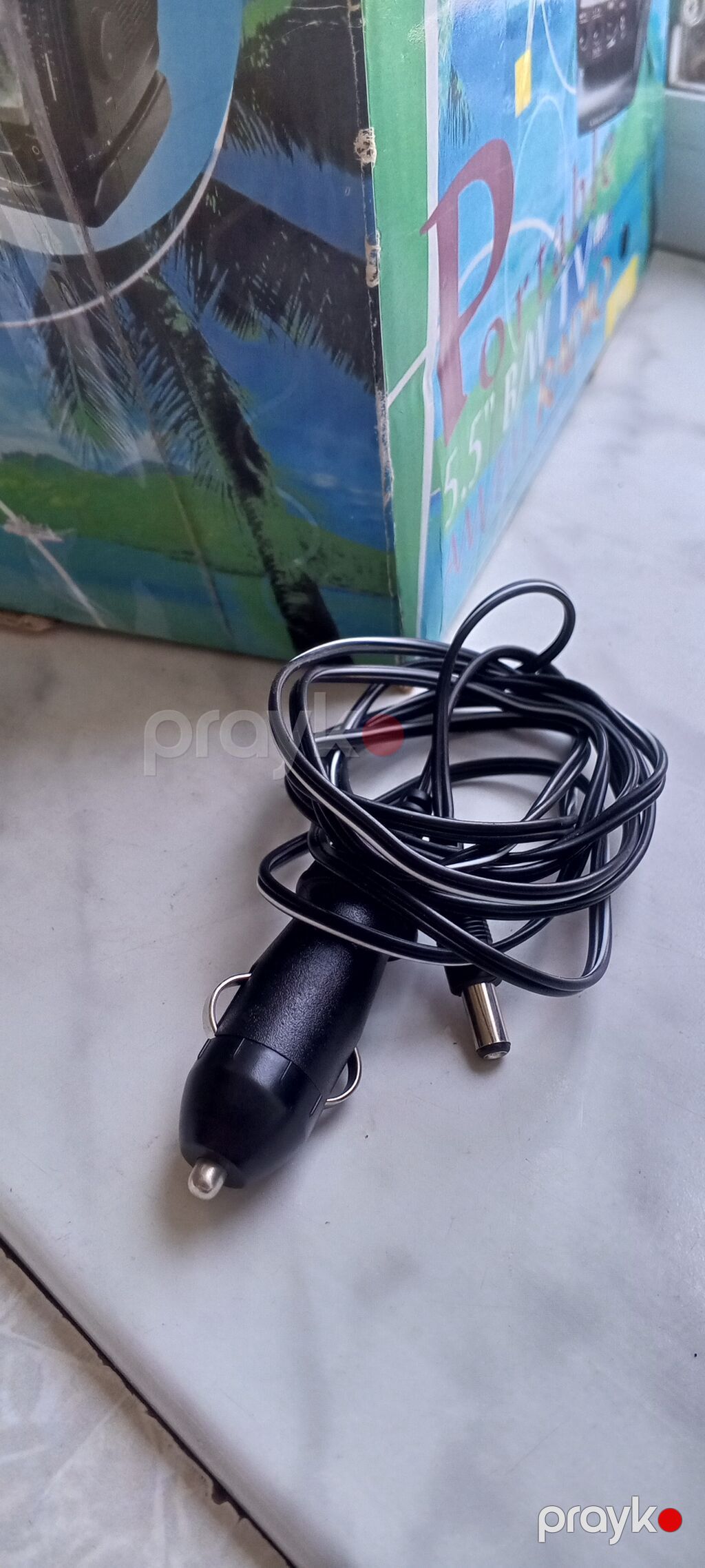 Crown BTV-328 – portativ qara‑ağ televiziya və Am/fm radio kombosu — Televizorlar, Bakı (6)