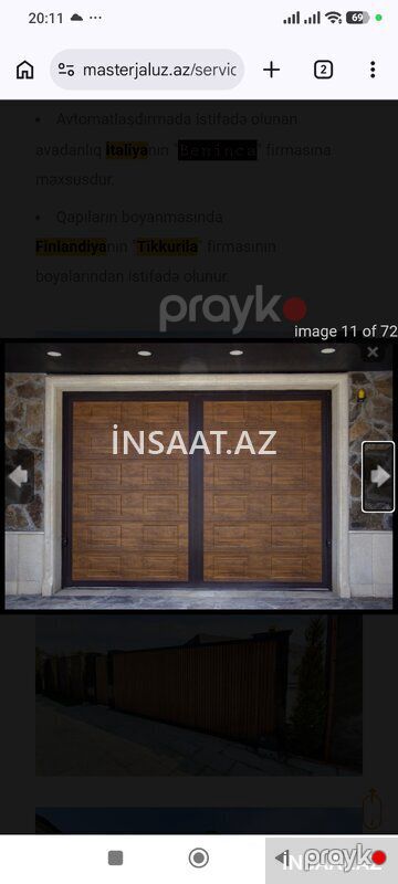 Stone az Avtomatik qapilar — Pəncərələr, qapılar, balkonlar, Bakı (3)