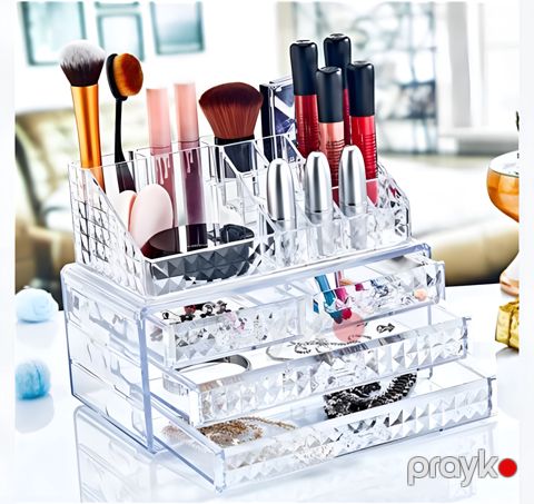 Kosmetik orqanayzer 10565523, şəffaf, 22x14x16 sm — Bakı