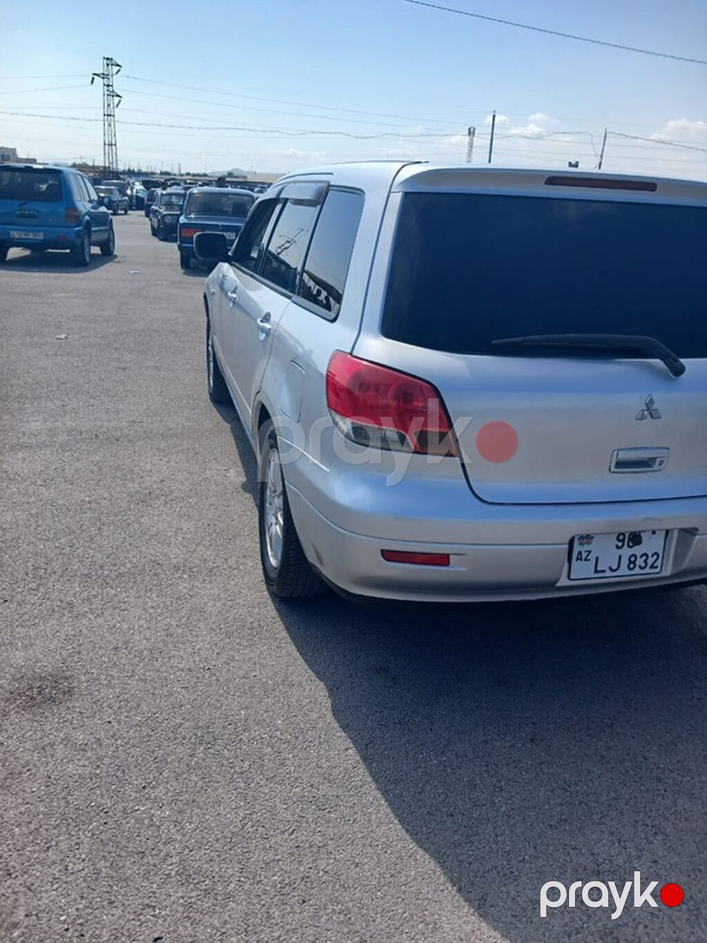 Mitsubishi Airtrek, gümüşü rəng, 5 qapılı krossover/gəzinti — Avtomobillər, Bakı (5)