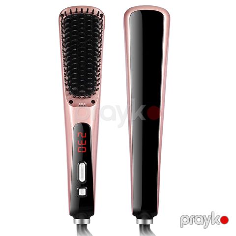 BarBieliss BA-430 LED İonik Saç Düzləşdirici Daraq – 980F Professional Saç Düzləşdirici Fırça — Bakı