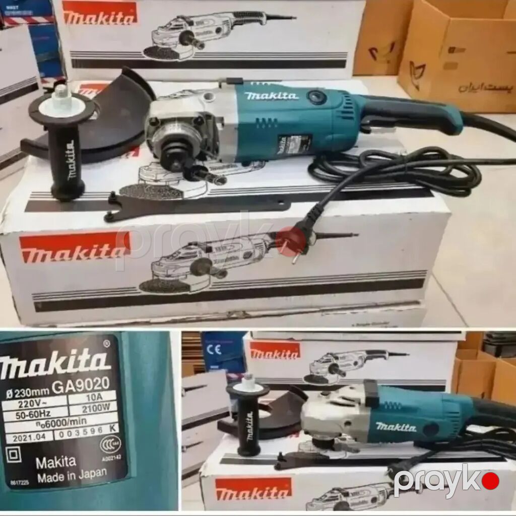 Makita bucaqslı təmir/yonma aparatı (angle grinder) Xüsusiyyətlər — Zımpara maşınları, Digah (6)