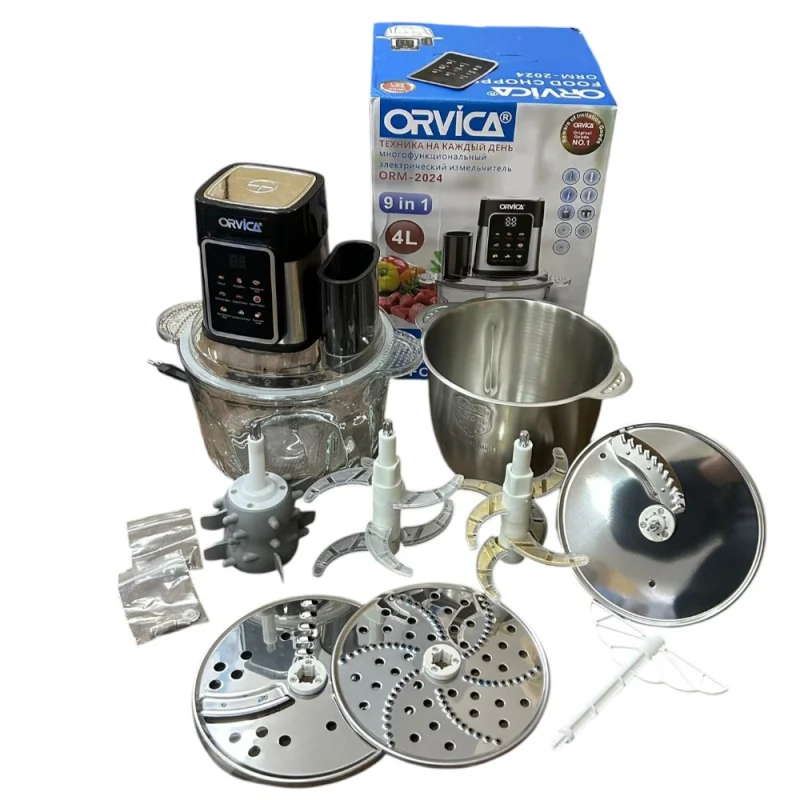 Universal doğrayıcı Orvica ORM-2024 Black/Silver — Etrend.az — Mətbəx texnikası
