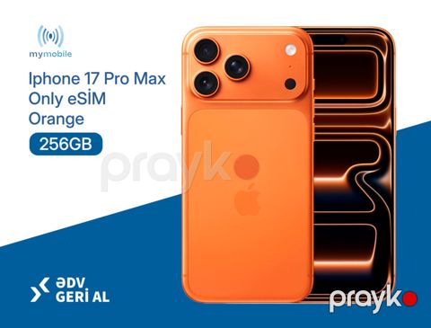 Apple iPhone 17 Pro Max Cosmic Orange 256GB/12GB — Bakı