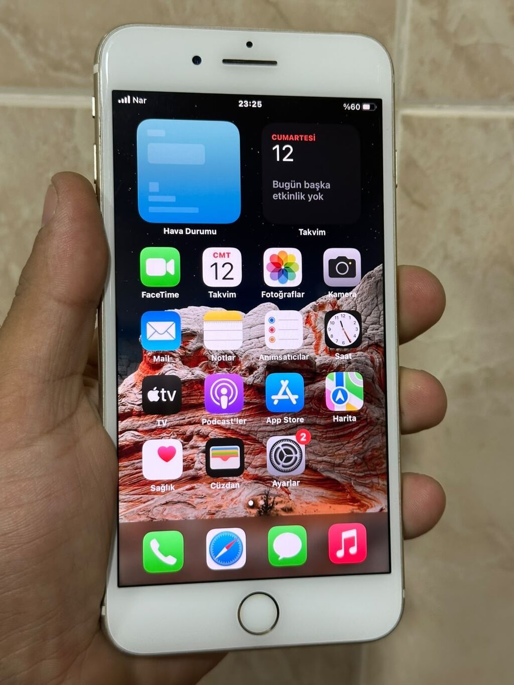 IPhone 7 Plus, 32 GB, Qızılı, Barmaq izi — Apple iPhone, Bakı (3)