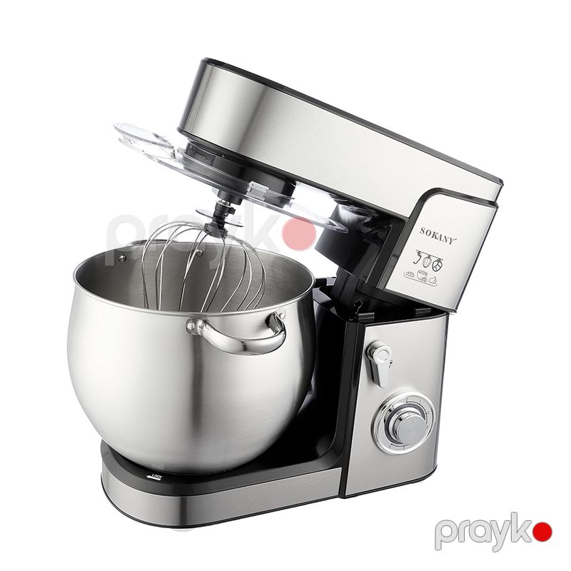 Sokany SK-624 Çoxfunksiyalı Portativ Mikser – 1800W Güclü Xəmir Qarışdırıcı və Xəmir Yoğuran — Blenderlər, xırdalayanlar və mikserlər, Bakı (4)
