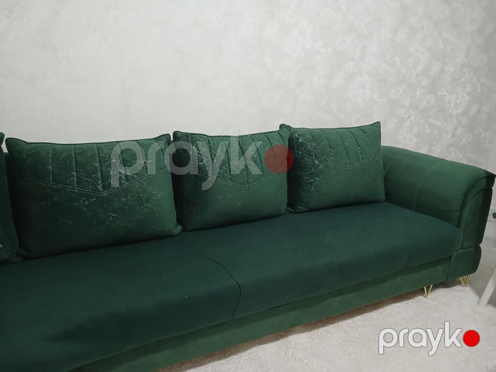 Künc divan, Qonaq otağı üçün, Vеlur parça — Divanlər, Mehdiabad (6)