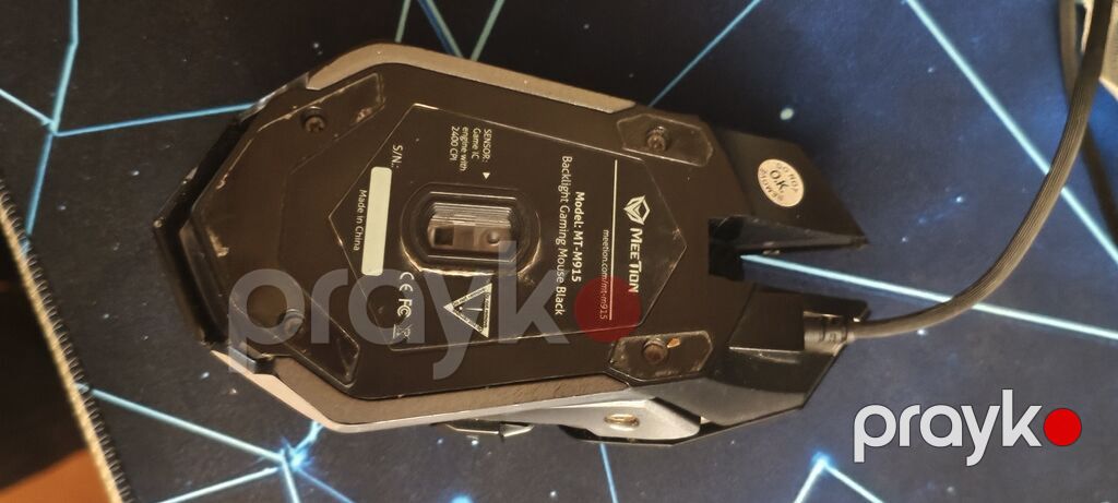 Meetion MT-M915 naqilli oyun siçanı - Model: Meetion MT-M915 (Black) — Klaviaturalar və siçanlar, Sumqayıt (3)