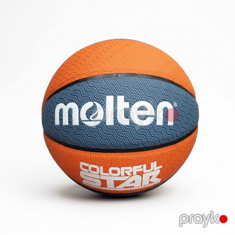 Basketbol topu Molten dəri ölçü 7 narıncı-boz — Bakı
