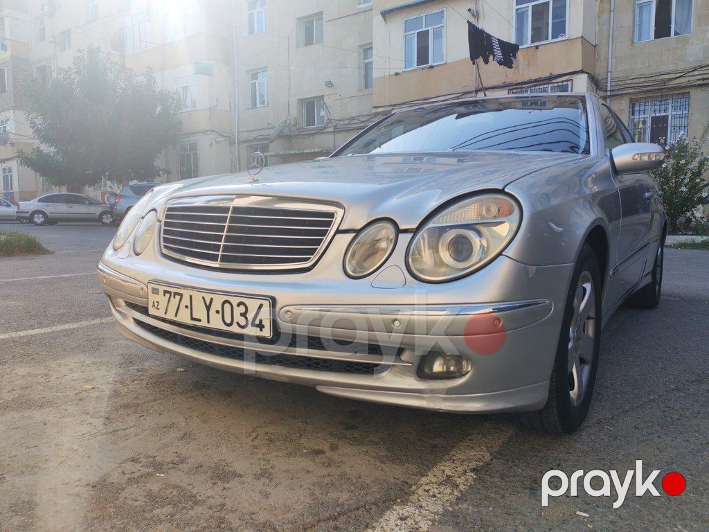 Mercedes E 240, 2.6 L, 2002 il, 249 400 km — Avtomobillər, Bakı (5)