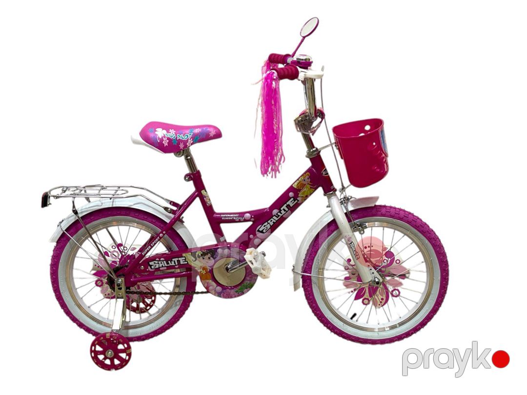 Uşaq velosipedi M1165, 16", çəhrayı — Velosipedlər, Bakı (2)