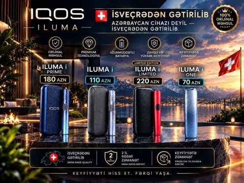 Iqos Iluma – İsveçrədən gətirilmiş, 100% orijinal məhsul. Premium — Nihad