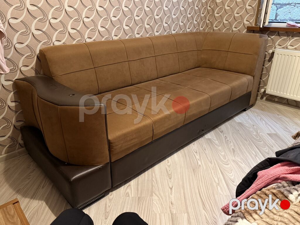 Künc tipli divan. Baxası yoxdur. Olculeri icden ice 180x65 — Divanlər, Digah (2)