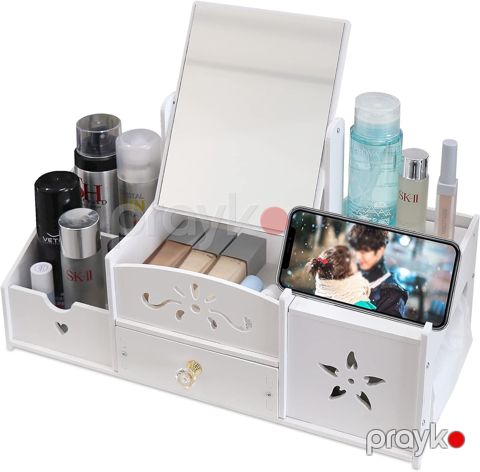 Orqanayzer UUZR4, taxta, güzgü ilə, 5 bölmə, 40x20 sm — Bakı