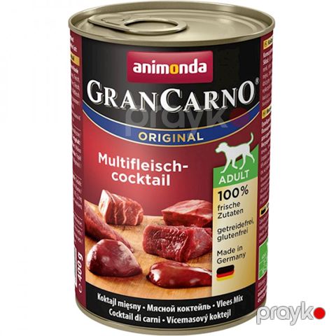 İtlər üçün nəm yem Animonda GranCarno Original Adult MultiMeatCocktail 800 q — Bakı