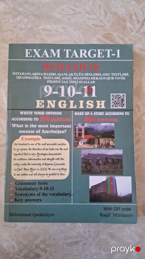 Məhsul: “Exam TARGET-1 – Buraxılış English 9-10-11” hazırlıq vəsaiti — Gəncə